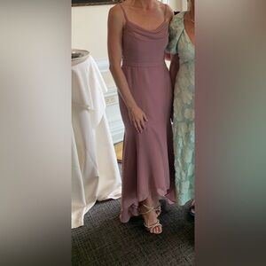 Azazie ‘Summer’ dress in vintage mauve